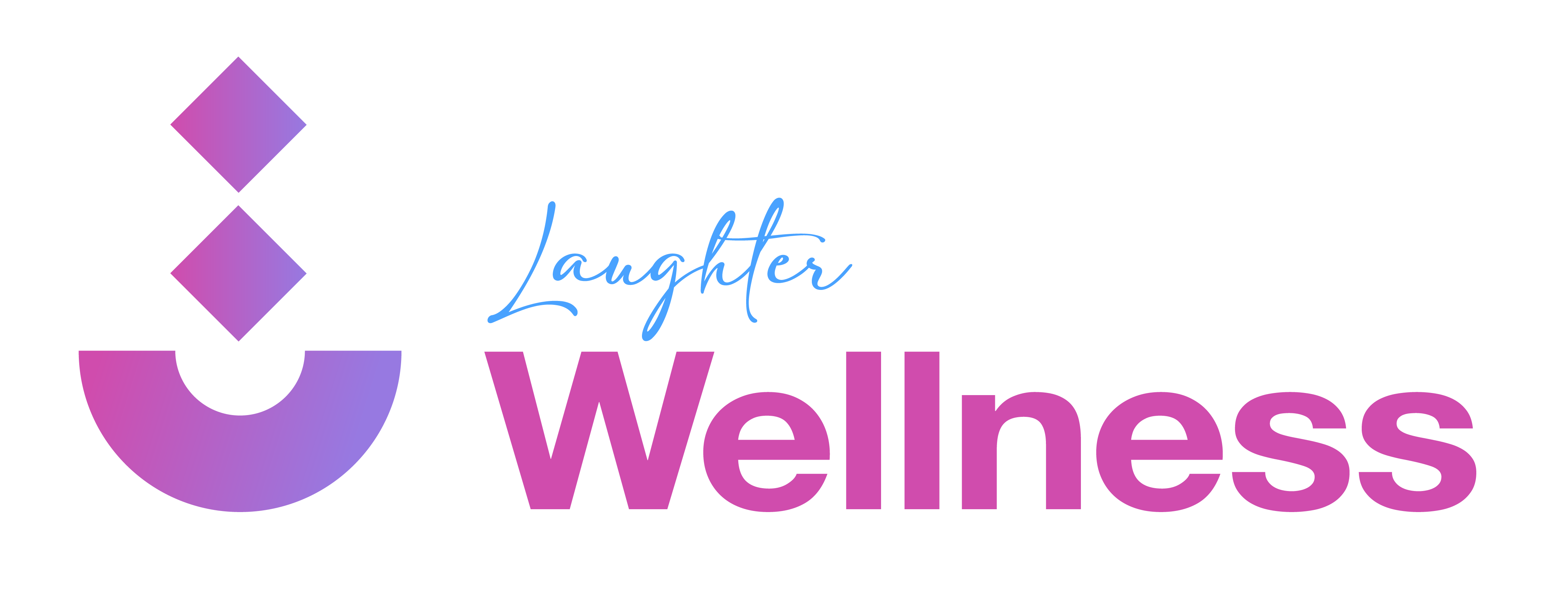 Logotipo de bienestar de la risa